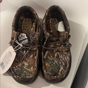 Hey Dude Kids Woodland Camo Moccasins